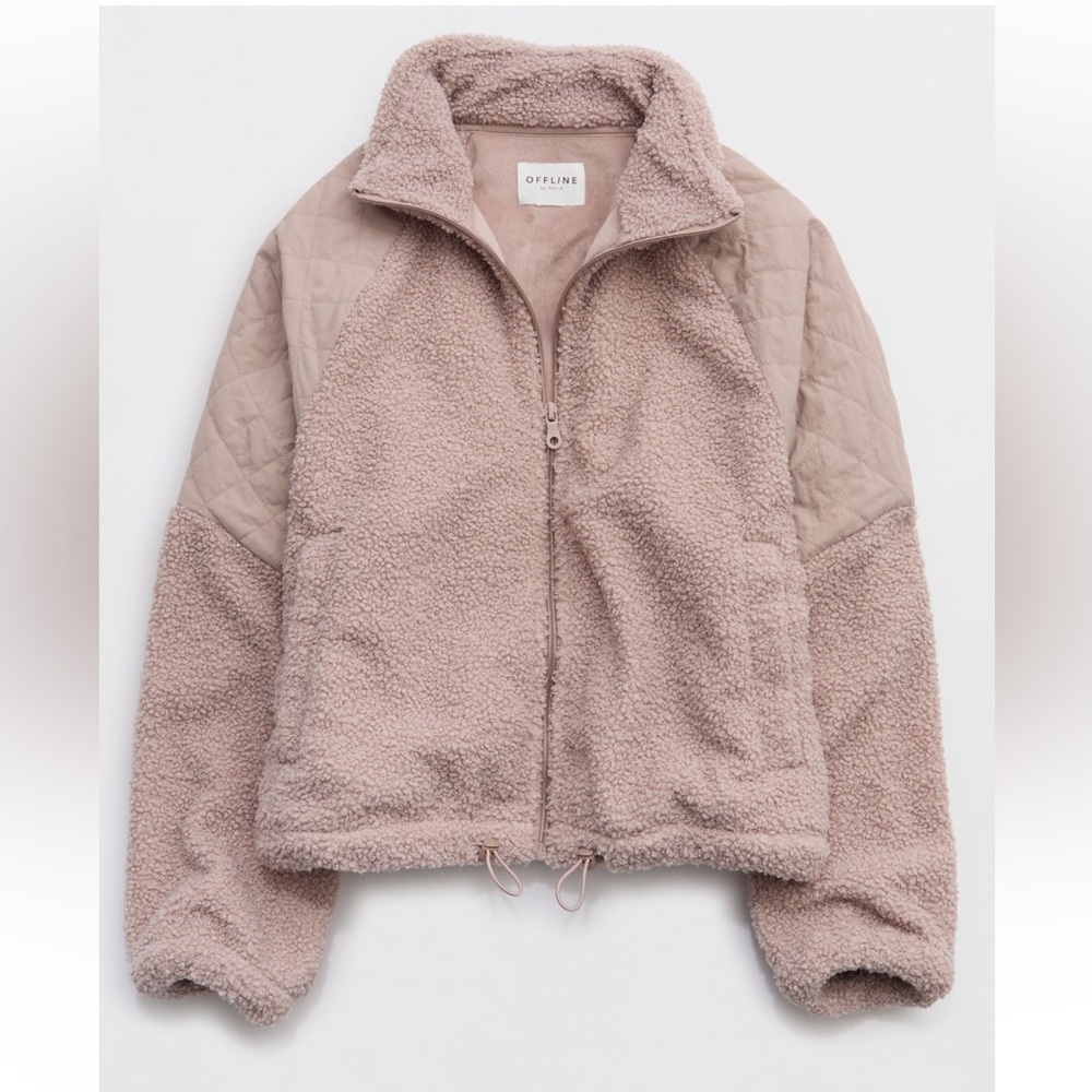 OFFLINE by Aerie Fluff Love Full Zip Jacket - Picture 4 of 8